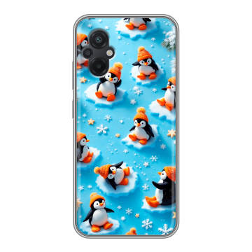 Силиконовый чехол на Xiaomi Poco M5 с принтом Новый год