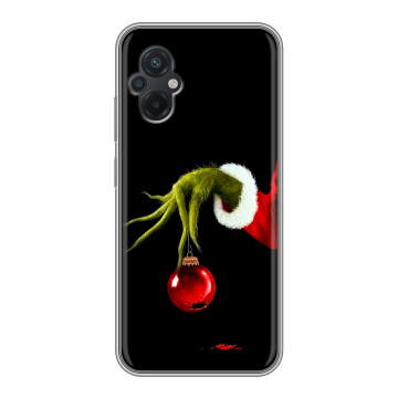 Силиконовый чехол на Xiaomi Poco M5 с принтом Новый год Гринч