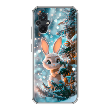 Силиконовый чехол на Xiaomi Poco M5 с принтом Новый год