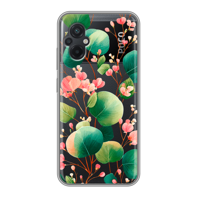 Силиконовый чехол на Xiaomi Poco M5 с принтом женский Силиконовый чехол на Xiaomi Poco M5 с принтом женский
