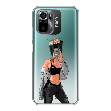 Силиконовый чехол на Xiaomi Poco M5s с принтом Женские принты Силиконовый чехол на Xiaomi Poco M5s с принтом Женские принты