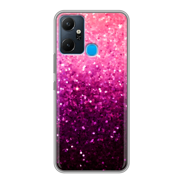 Силиконовый чехол на Infinix Smart 6 Plus с принтом Блестки Силиконовый чехол на Infinix Smart 6 Plus с принтом Блестки