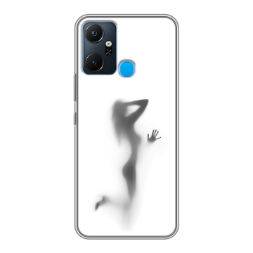 Силиконовый чехол на Infinix Smart 6 Plus с принтом Силуэт Силиконовый чехол на Infinix Smart 6 Plus с принтом Силуэт