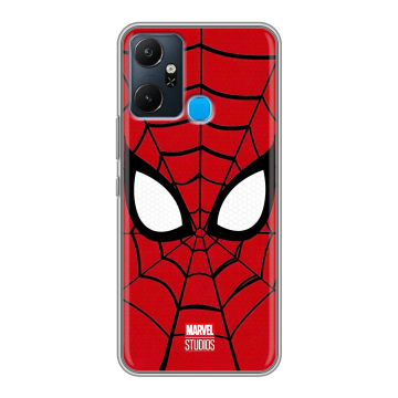 Силиконовый чехол на Infinix Smart 6 Plus с принтом человек паук spiderman Силиконовый чехол на Infinix Smart 6 Plus с принтом человек паук spiderman