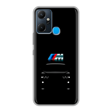 Силиконовый чехол на Infinix Smart 6 Plus с принтом БМВ BMW Силиконовый чехол на Infinix Smart 6 Plus с принтом БМВ BMW