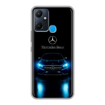 Силиконовый чехол на Infinix Smart 6 Plus с принтом Mercedes Мерседес Силиконовый чехол на Infinix Smart 6 Plus с принтом Mercedes Мерседес