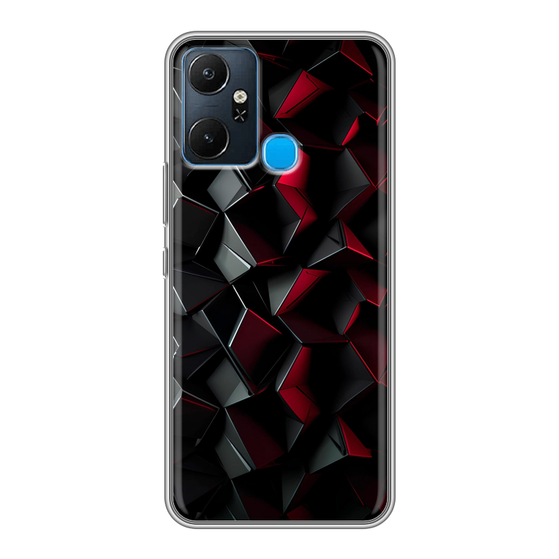 Силиконовый чехол на Infinix Smart 6 Plus с принтом Абстракция Силиконовый чехол на Infinix Smart 6 Plus с принтом Абстракция