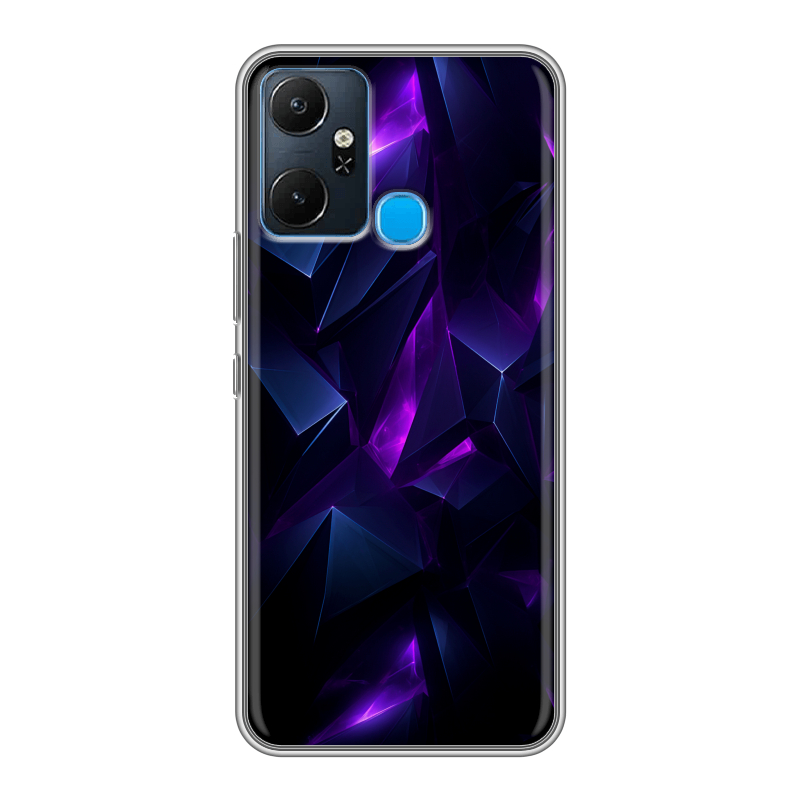 Силиконовый чехол на Infinix Smart 6 Plus с принтом Абстракиция Силиконовый чехол на Infinix Smart 6 Plus с принтом Абстракиция