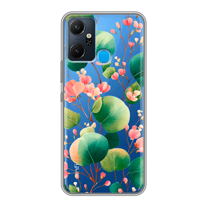 Силиконовый чехол на Infinix Smart 6 Plus с принтом женский Силиконовый чехол на Infinix Smart 6 Plus с принтом женский
