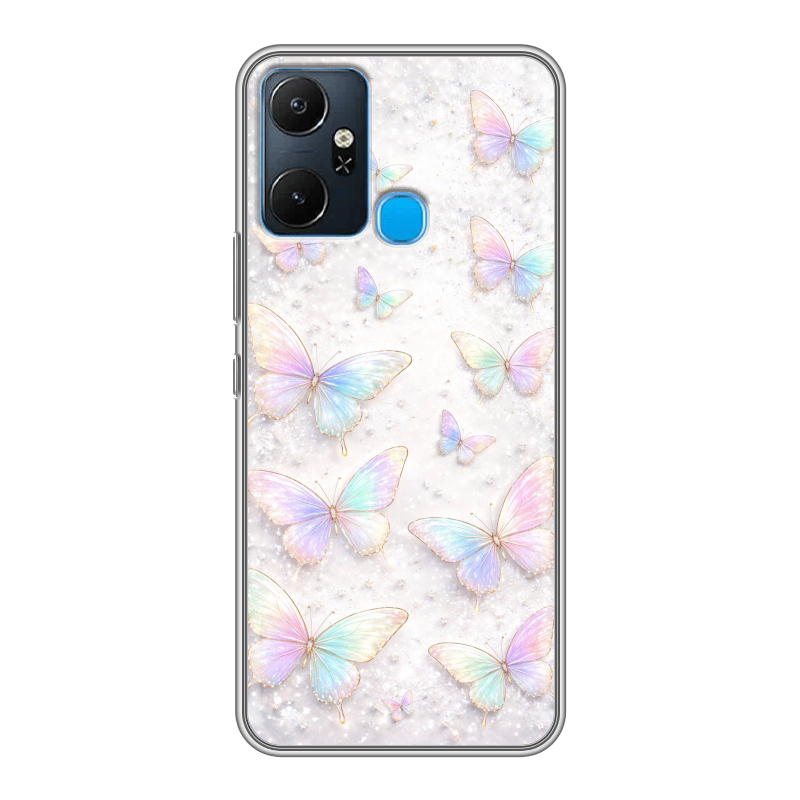 Силиконовый чехол на Infinix Smart 6 Plus с принтом женский Силиконовый чехол на Infinix Smart 6 Plus с принтом женский