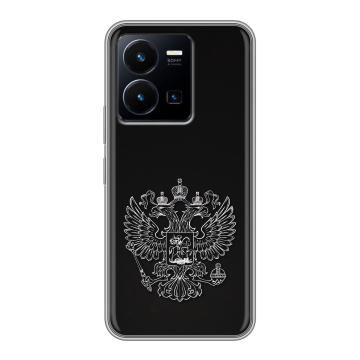Силиконовый чехол на Vivo Y35 с принтом Герб России Силиконовый чехол на Vivo Y35 с принтом Герб России