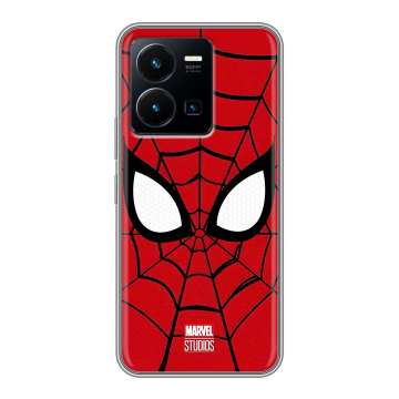 Силиконовый чехол на Vivo Y35 с принтом человек паук spiderman