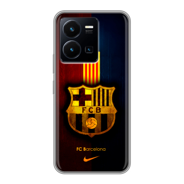Силиконовый чехол на Vivo Y35 с принтом Барселона Barcelona Силиконовый чехол на Vivo Y35 с принтом Барселона Barcelona