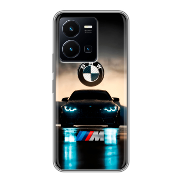 Силиконовый чехол на Vivo Y35 с принтом БМВ BMW
