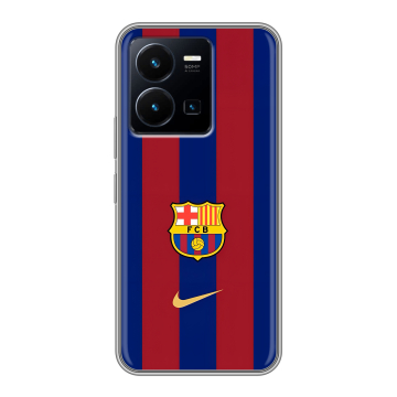 Силиконовый чехол на Vivo Y35 с принтом Барселона Barcelona