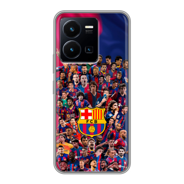 Силиконовый чехол на Vivo Y35 с принтом Барселона Barcelona Силиконовый чехол на Vivo Y35 с принтом Барселона Barcelona