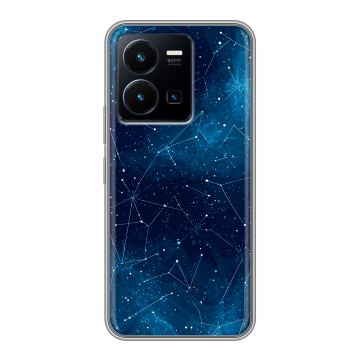 Силиконовый чехол на Vivo Y35 с принтом Космос звезды Силиконовый чехол на Vivo Y35 с принтом Космос звезды