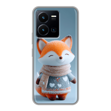 Силиконовый чехол на Vivo Y35 с принтом Лиса Силиконовый чехол на Vivo Y35 с принтом Лиса