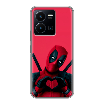 Силиконовый чехол на Vivo Y35 с принтом Дедпул Deadpool