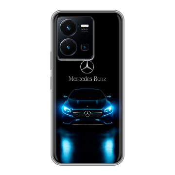 Силиконовый чехол на Vivo Y35 с принтом Mercedes Мерседес Силиконовый чехол на Vivo Y35 с принтом Mercedes Мерседес