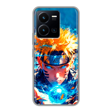 Силиконовый чехол на Vivo Y35 с принтом Аниме Наруто Naruto