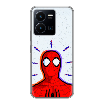 Силиконовый чехол на Vivo Y35 с принтом Spiderman Человек паук Силиконовый чехол на Vivo Y35 с принтом Spiderman Человек паук