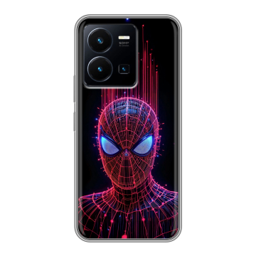 Силиконовый чехол на Vivo Y35 с принтом Spiderman Человек паук