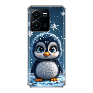 Силиконовый чехол на Vivo Y35 с принтом Новый год Силиконовый чехол на Vivo Y35 с принтом Новый год