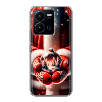 Силиконовый чехол на Vivo Y35 с принтом Новый год Силиконовый чехол на Vivo Y35 с принтом Новый год