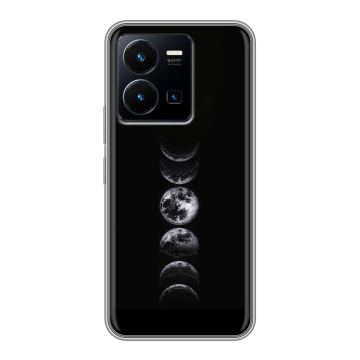 Силиконовый чехол на Vivo Y35 с принтом женский
