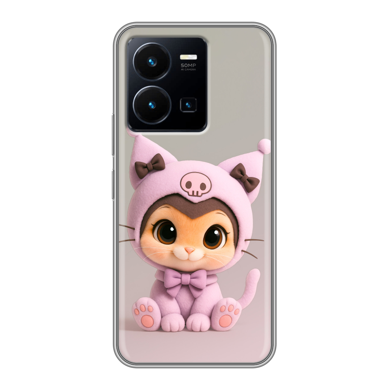 Силиконовый чехол на Vivo Y35 с принтом Куроми Kuromi Силиконовый чехол на Vivo Y35 с принтом Куроми Kuromi