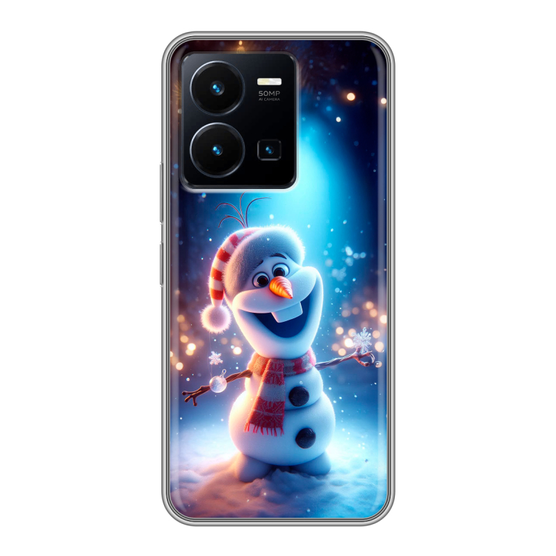 Силиконовый чехол на Vivo Y35 с принтом Новый год Силиконовый чехол на Vivo Y35 с принтом Новый год