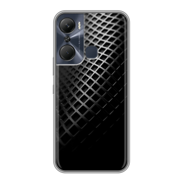 Силиконовый чехол на Infinix Hot 12 Pro с принтом Текстура металла Силиконовый чехол на Infinix Hot 12 Pro с принтом Текстура металла