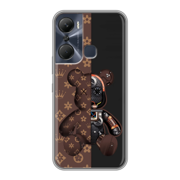 Силиконовый чехол на Infinix Hot 12 Pro с принтом Луи робот Силиконовый чехол на Infinix Hot 12 Pro с принтом Луи робот