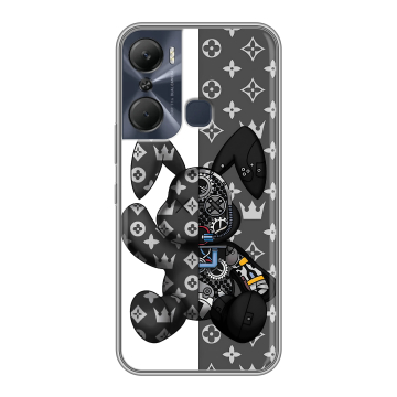 Силиконовый чехол на Infinix Hot 12 Pro с принтом Луи робот Силиконовый чехол на Infinix Hot 12 Pro с принтом Луи робот