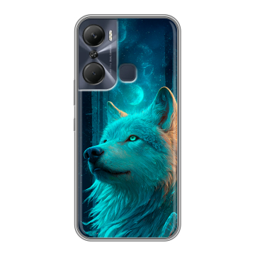 Силиконовый чехол на Infinix Hot 12 Pro с принтом бабочки саккура Силиконовый чехол на Infinix Hot 12 Pro с принтом бабочки саккура