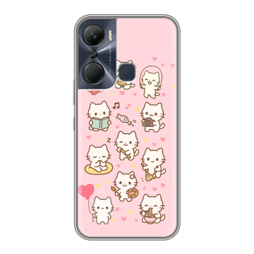 Силиконовый чехол на Infinix Hot 12 Pro с принтом Hello Kitty Хелоу Кити Силиконовый чехол на Infinix Hot 12 Pro с принтом Hello Kitty Хелоу Кити