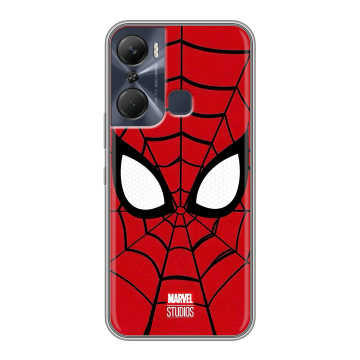 Силиконовый чехол на Infinix Hot 12 Pro с принтом человек паук spiderman
