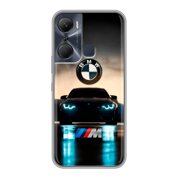 Силиконовый чехол на Infinix Hot 12 Pro с принтом БМВ BMW