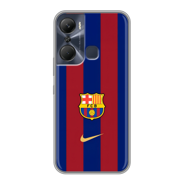 Силиконовый чехол на Infinix Hot 12 Pro с принтом Барселона Barcelona Силиконовый чехол на Infinix Hot 12 Pro с принтом Барселона Barcelona