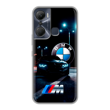 Силиконовый чехол на Infinix Hot 12 Pro с принтом БМВ BMW