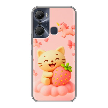Силиконовый чехол на Infinix Hot 12 Pro с принтом для девочек Силиконовый чехол на Infinix Hot 12 Pro с принтом для девочек