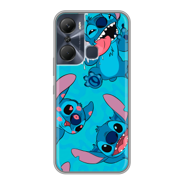 Силиконовый чехол на Infinix Hot 12 Pro с принтом Лило и Стич Силиконовый чехол на Infinix Hot 12 Pro с принтом Лило и Стич