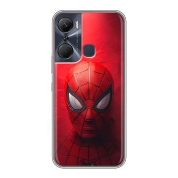 Силиконовый чехол на Infinix Hot 12 Pro с принтом Spiderman Человек паук Силиконовый чехол на Infinix Hot 12 Pro с принтом Spiderman Человек паук