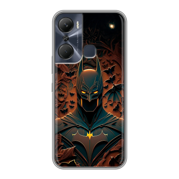 Силиконовый чехол на Infinix Hot 12 Pro с принтом Batman Бэтмен