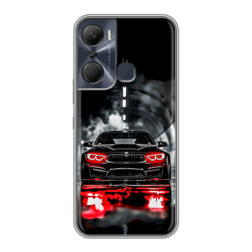 Силиконовый чехол на Infinix Hot 12 Pro с принтом BMW БМВ