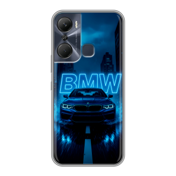 Силиконовый чехол на Infinix Hot 12 Pro с принтом BMW БМВ Силиконовый чехол на Infinix Hot 12 Pro с принтом BMW БМВ