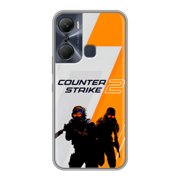 Силиконовый чехол на Infinix Hot 12 Pro с принтом Counter Strike Силиконовый чехол на Infinix Hot 12 Pro с принтом Counter Strike