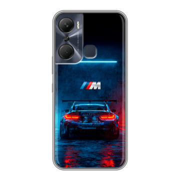 Силиконовый чехол на Infinix Hot 12 Pro с принтом BMW БМВ Силиконовый чехол на Infinix Hot 12 Pro с принтом BMW БМВ