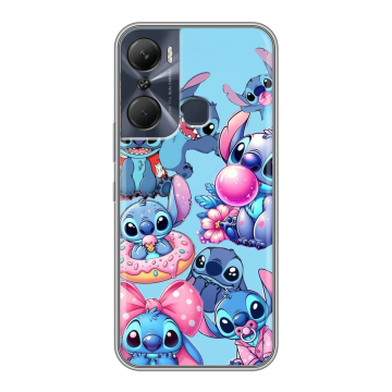 Силиконовый чехол на Infinix Hot 12 Pro с принтом Лило и Стич Силиконовый чехол на Infinix Hot 12 Pro с принтом Лило и Стич